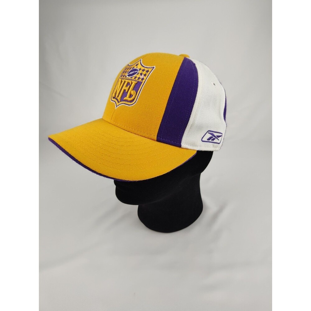 Fitted 7 1/4 ReeBok Minnesota Vikings NFL Football Mens Baseball Hat Cap Purple
